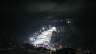 Auf der Hermann Maier-Weltcupstrecke in Flachau leuchtet das Flutlicht ab dem Jahr 2027 bei ...