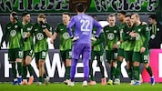 Wolfsburg durfte spät über den Heimsieg jubeln.