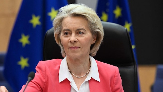 EU-Kommissionschefin Ursula von der Leyen wird sich kommende Woche wieder einem Misstrauensvotum ...