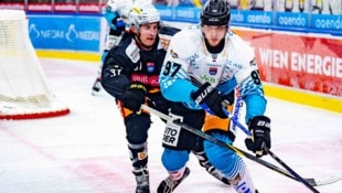 Luka Maver (r.) erzielte einen Doppelpack.