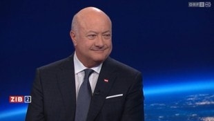 Bundeskanzler Christian Stocker am Mittwochabend in der „ZiB 2“ des ORF