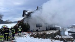 Das Erdgeschoß war bereits voll in Flammen gestanden.