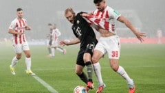 Konrad Laimer (Mitte) verletzte sich gegen Köln.