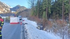 Die Unfallstelle auf der L200.