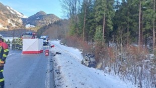 Die Unfallstelle auf der L200.