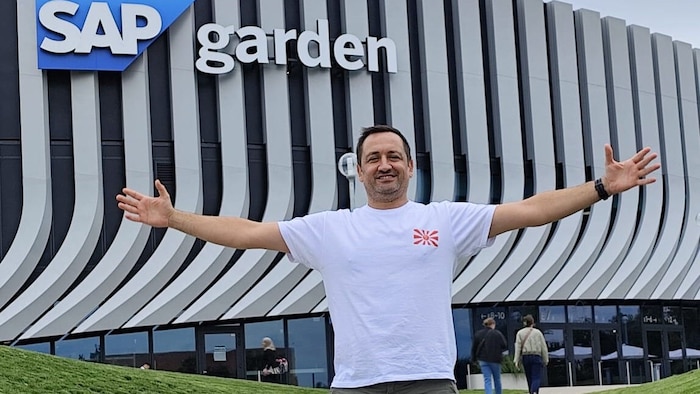 Schaut sich auch internationalen Handball an: Dushko Klandev.