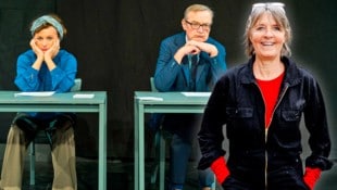 „Love Letters“: Gabriele Deutsch, Ferry Öllinger; Regisseurin Christine Wipplinger (re.)