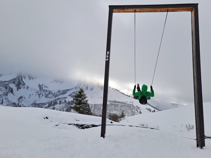 Schaukeln samt Perspektivwechsel – sommers wie winters möglich