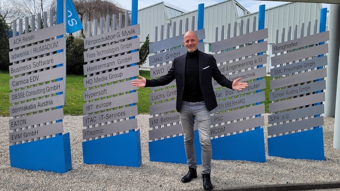 Geschäftsführer Andreas Fritz hat 55 Firmen im Südquartier.