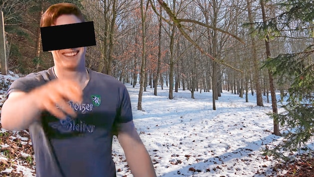 Manuel M. had buried the victim in this wooded area in Styria.