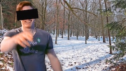 In diesem Waldstück in der Steiermark hatte Manuel M. das Opfer vergraben.