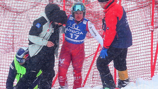 Magdalena Egger verletzte sich bei ihrem Sturz in Zauchensee schwer.