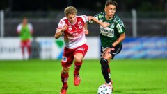 Jefte Betancor (re.) kickte auch für die SV Ried. 