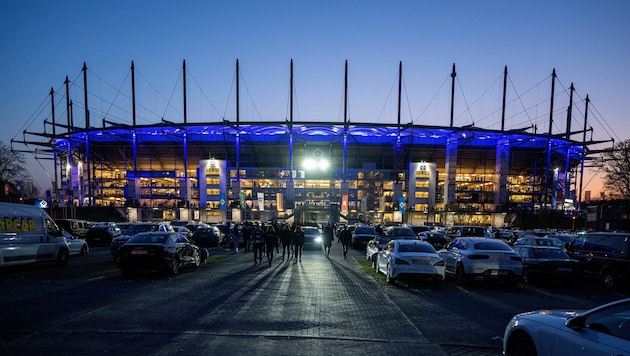 Das Volksparkstadion in Hamburg