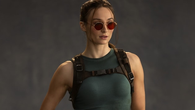 Sophie Turner verwandelt sich für Amazon Prime in Lara Croft.