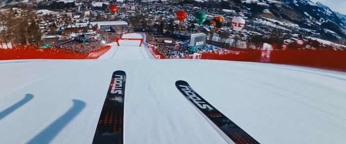 Die Serie Downhill Skiers zeigt spektakuläre Aufnahmen, ...