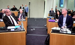 Man ist sich des Öfteren uneinig im U-Ausschuss. Die FPÖ (links Fraktionsführer Christian ...