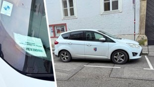 Über mehrere Stunden konnte dieses Magistratsauto in der Ladezone stehen, ohne einen Strafzettel ...