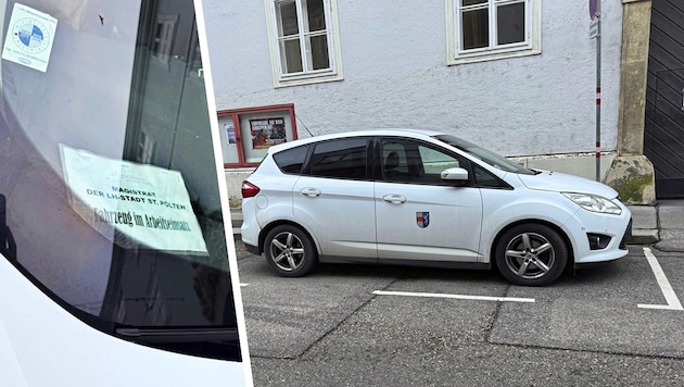Über mehrere Stunden konnte dieses Magistratsauto in der Ladezone stehen, ohne einen Strafzettel ...