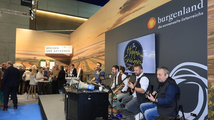 Neckenmarkt-Flair: „The Hopfen Swingers“.