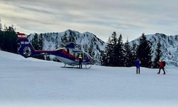 Der Polizeihubschrauber traf als erstes vor Ort ein – die Einsatzkräfte wurden zu Lebensrettern.