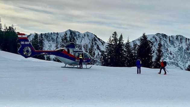 Der Polizeihubschrauber traf als erstes vor Ort ein – die Einsatzkräfte wurden zu Lebensrettern.