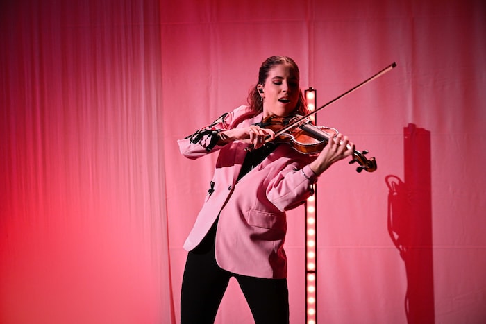 Nina-Sofie Berghammer brillierte auf ihrer Geige.
