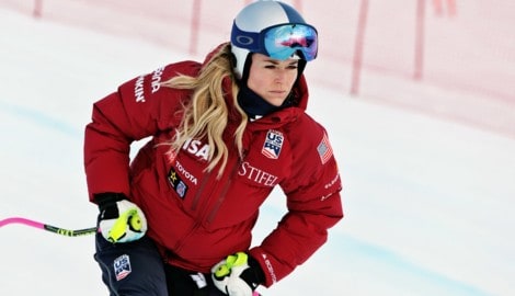 Kann Lindsey Vonn am Sonntag tatsächlich an den Start gehen? 