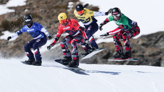 Olympiasieger Alessandro Hämmerle (grünes Trikot) und Jakob Dusek (rotes Trikot) schafften beim ...
