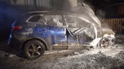 Das Auto konnte rasch gelöscht werden, brannte aber völlig aus.