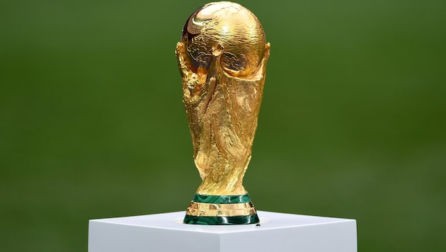 Die begehrte WM-Trophäe