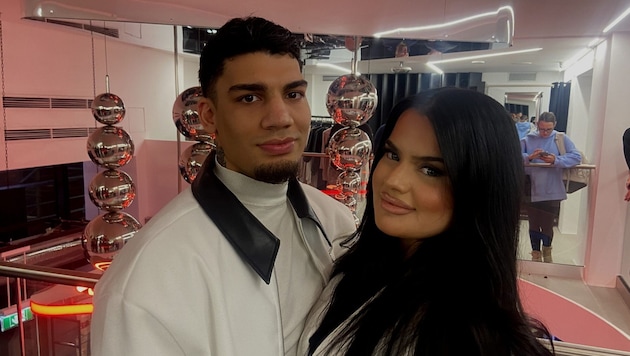 Boxer Sergio Odabai und seine Ehefrau Kesha.