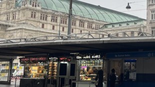 Hier am Kärntner Ring kam es zu den wüsten Szenen.