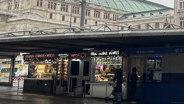 Hier am Kärntner Ring kam es zu den wüsten Szenen.