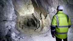 Blick in den Koralm-Stollen, wo bereits 1985 Lithium entdeckt wurde.