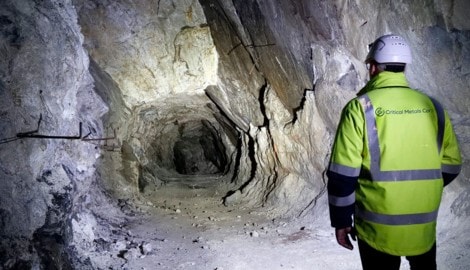 Blick in den Koralm-Stollen, wo bereits 1985 Lithium entdeckt wurde.