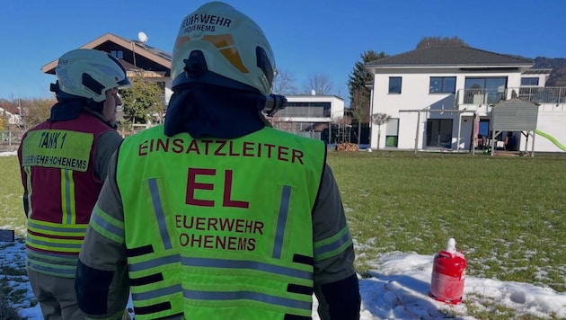 Einsatz in Hohenems.