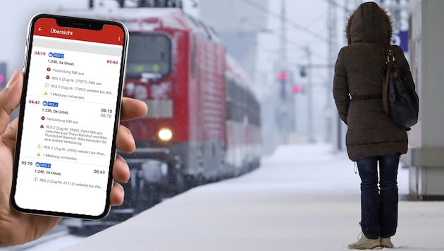 Verspätungen sind in Kälteperioden freilich besonders häufig. Ein Fahrgast brauchte jedoch für ...