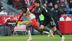 Edmund Baidoo (li.) zeigte in der Vorbereitung auf.