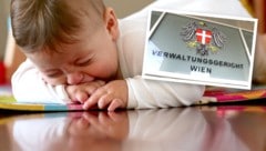 Ein Baby (Symbolbild) machte nachts „Lärm“, die Nachbarin erstattete Anzeige.