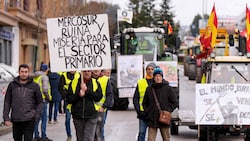 Protest gegen das Mercosur-Abkommen in Spanien