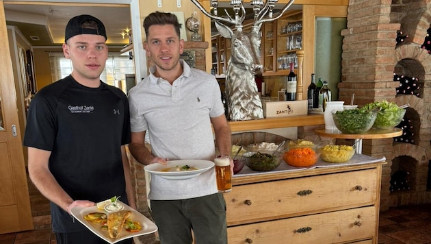 Die „Zenkl“-Söhne Tobias und Marco freuen sich über neue Gäste, die durch die Aktion der ...