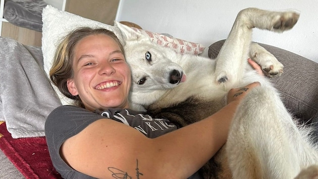 Alina P. was walking "Bailey" when the animal was shot.