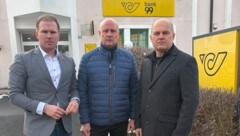 Gegen Schließungspläne: Halb, Deutsch und Trinkl (v.l.).