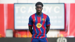 Ebrima Tunkara soll einen neuen Vertrag bei den Katalanen unterschreiben.