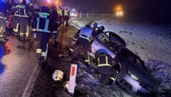 Nächtlicher Einsatz für Polizei, Rettung und Feuerwehr Pöllau