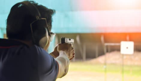 Der unglückliche Vorfall ereignete sich bei einer Schießanlage im Norden Wiens (Symbolbild).