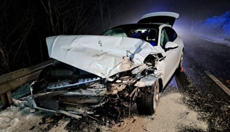 Heftige Bilder von der Unfallstelle auf der L715