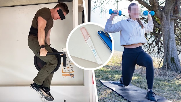 The young man trained his body almost manically, while Johanna G. took pregnancy tests around ...