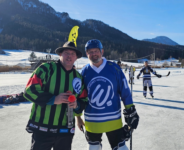 Organisator und Spieler in einem: Christian Kresse (re)